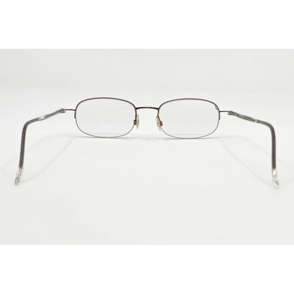 Stetson Eyeglasses Mens Brown Semi Rimless Zyloware 9003 47-19-135